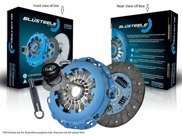 Blusteele Heavy Duty Clutch Kit For Holden Combo XC 1.6L SOHC Z16 SE Alloy Slave BHD-798492
